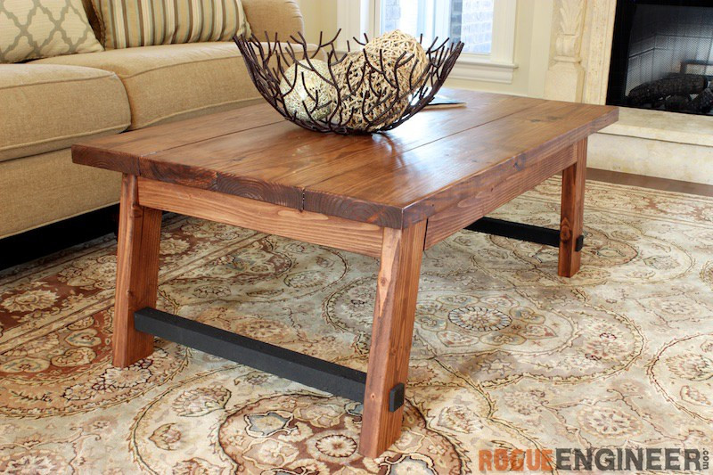 Best ideas about Diy Coffee Table Plans
. Save or Pin Angled Leg Coffee Table Free DIY Plans  Rogue Engineer Now.