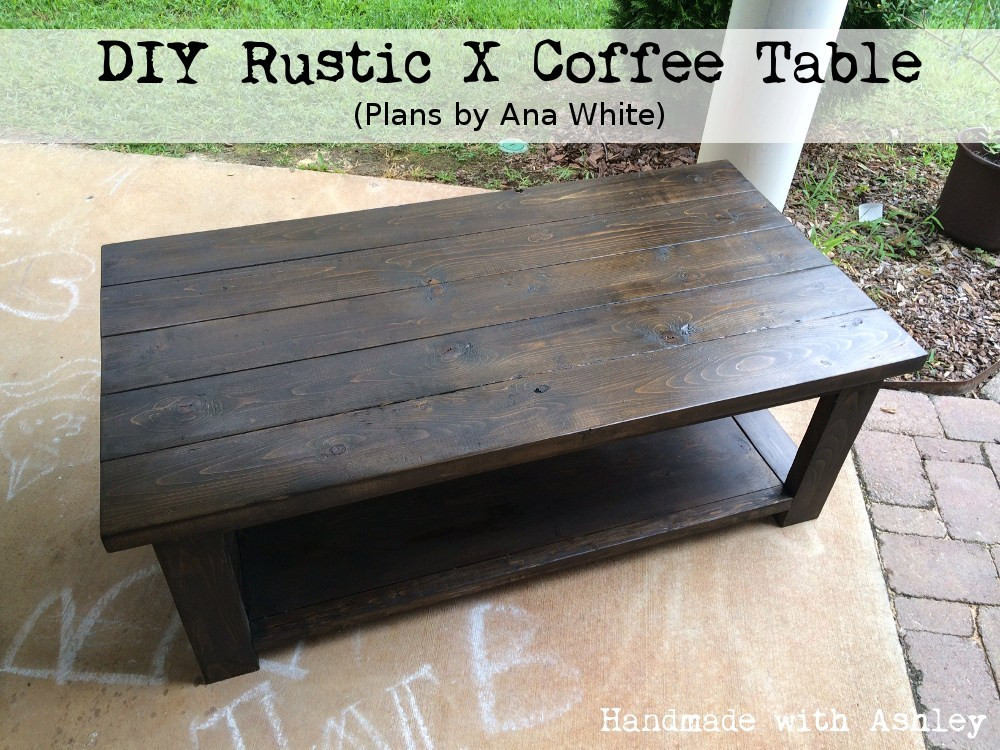 Best ideas about Diy Coffee Table Plans
. Save or Pin DIY Rustic X Coffee Table Plans by Ana White Handmade Now.
