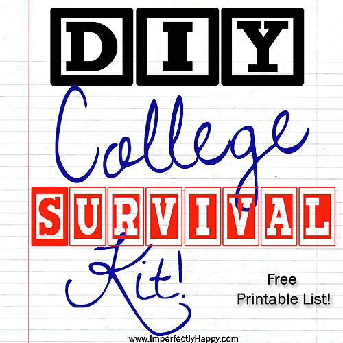 Best ideas about DIY College Survival Kit
. Save or Pin DIY College Survival Kit Imperfectly Happy Homesteading Now.
