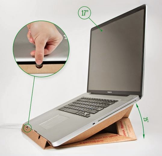 Best ideas about DIY Computer Stand
. Save or Pin DIY Laptop Stand from a Pizza Box The Idea King Now.