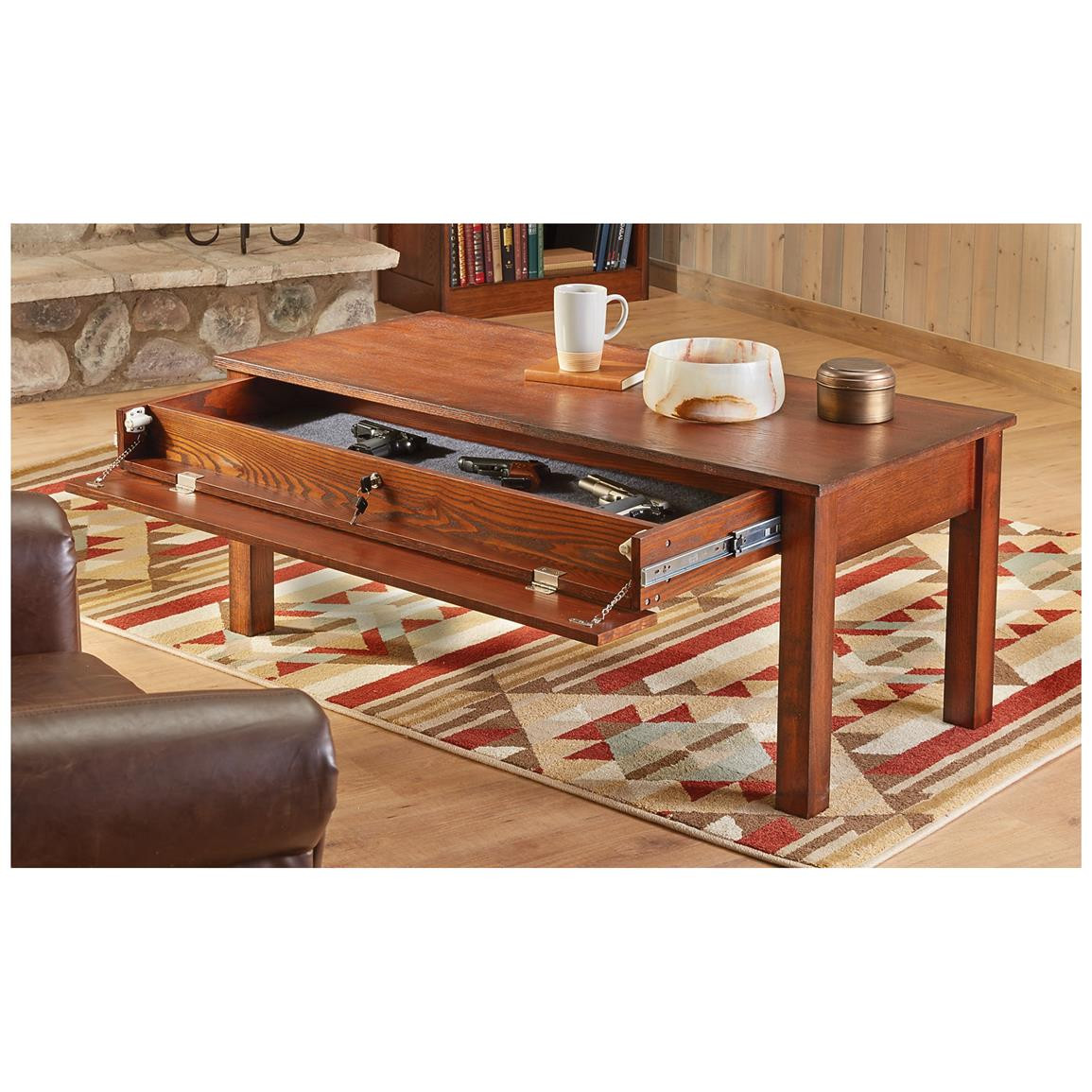 Best ideas about DIY Concealment Furniture
. Save or Pin CASTLECREEK Gun Concealment Coffee Table Living Now.