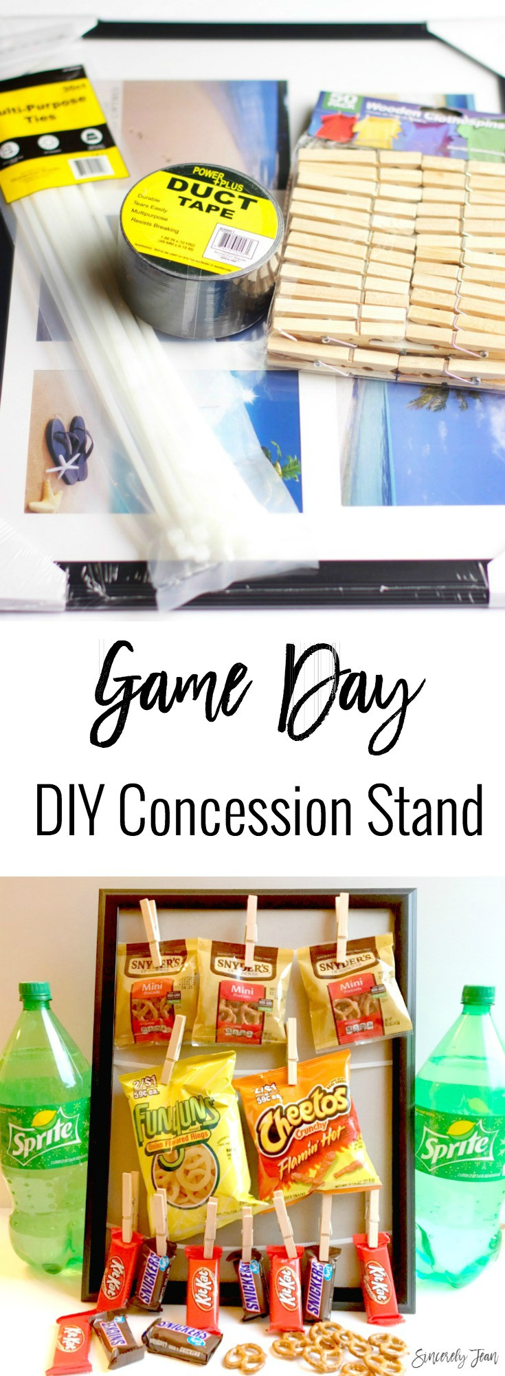 Best ideas about DIY Concession Stand
. Save or Pin DIY Game Day Concession Stand Sincerely Jean Now.