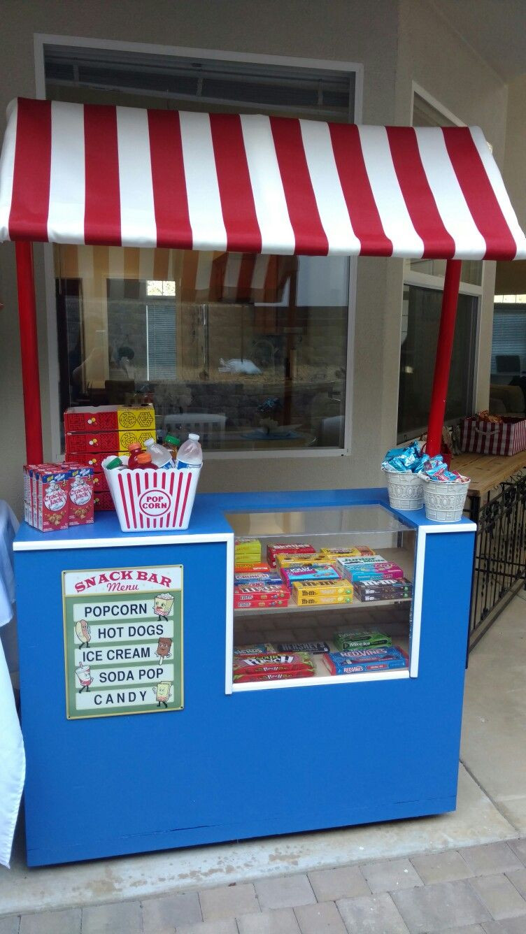 Best ideas about DIY Concession Stand
. Save or Pin Backyard movie night snack bar concession stand diy Now.