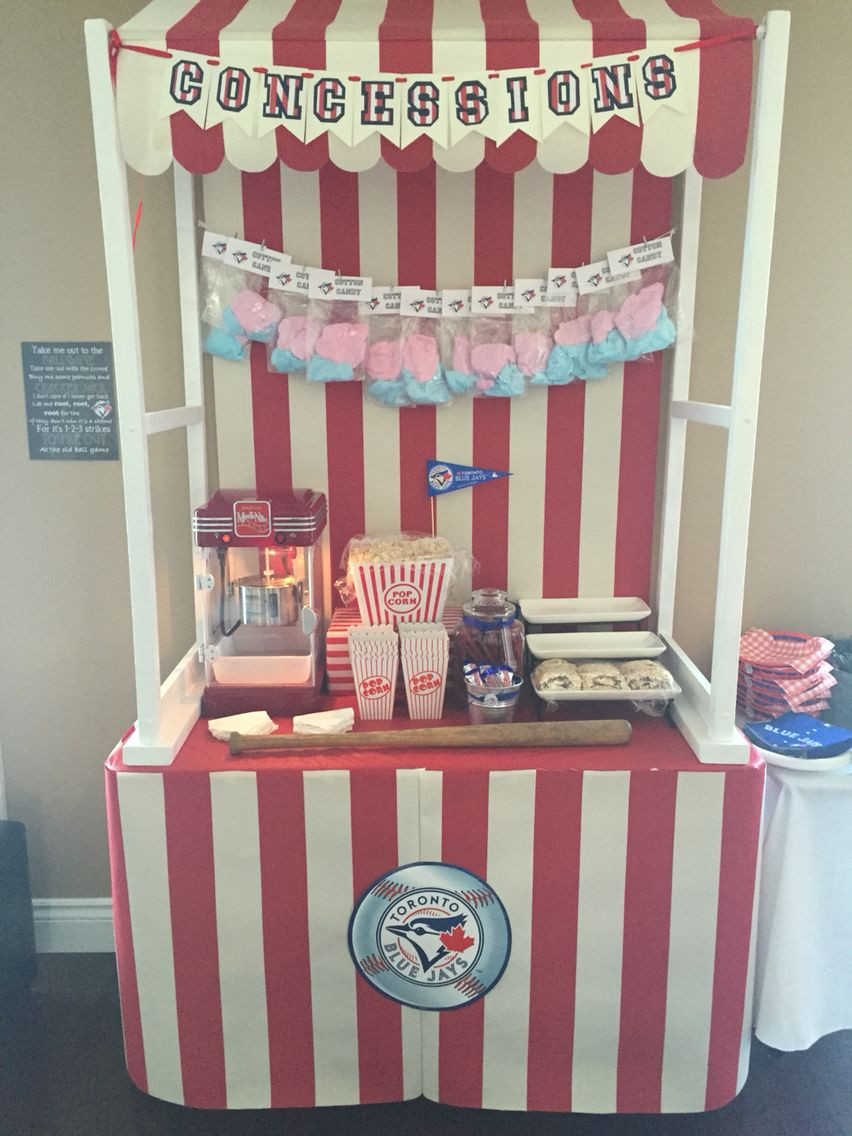 Best ideas about DIY Concession Stand
. Save or Pin DIY concession stand for vintage baseball birthday party Now.