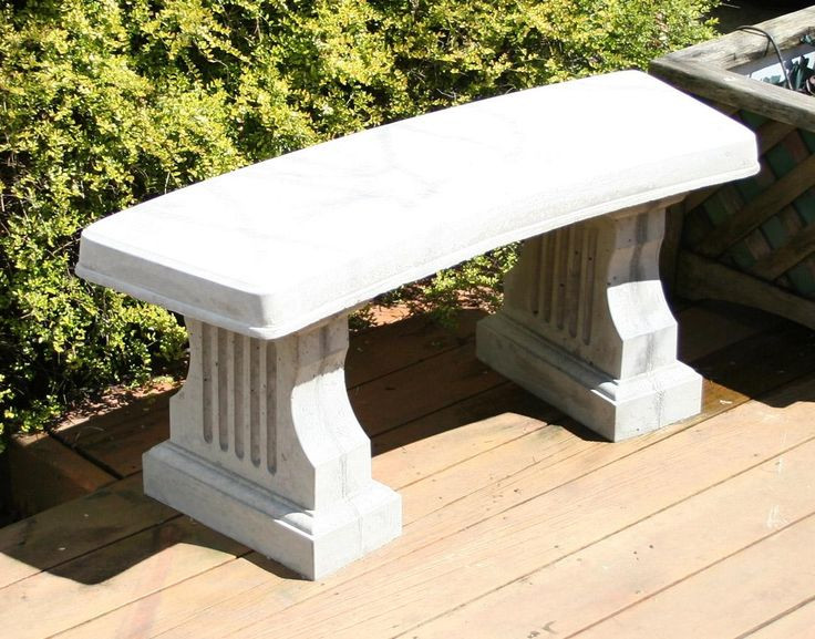 Best ideas about DIY Concrete Bench Molds
. Save or Pin DIY concrete Bench 41" in length History Stones Molds Now.