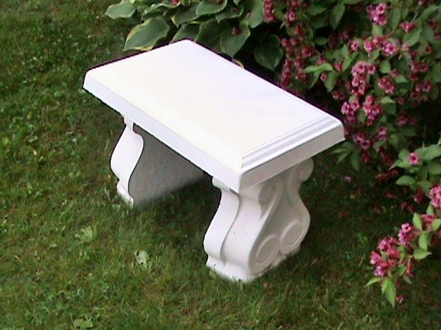 Best ideas about DIY Concrete Bench Molds
. Save or Pin Concrete cement garden bench casting in white portland Now.