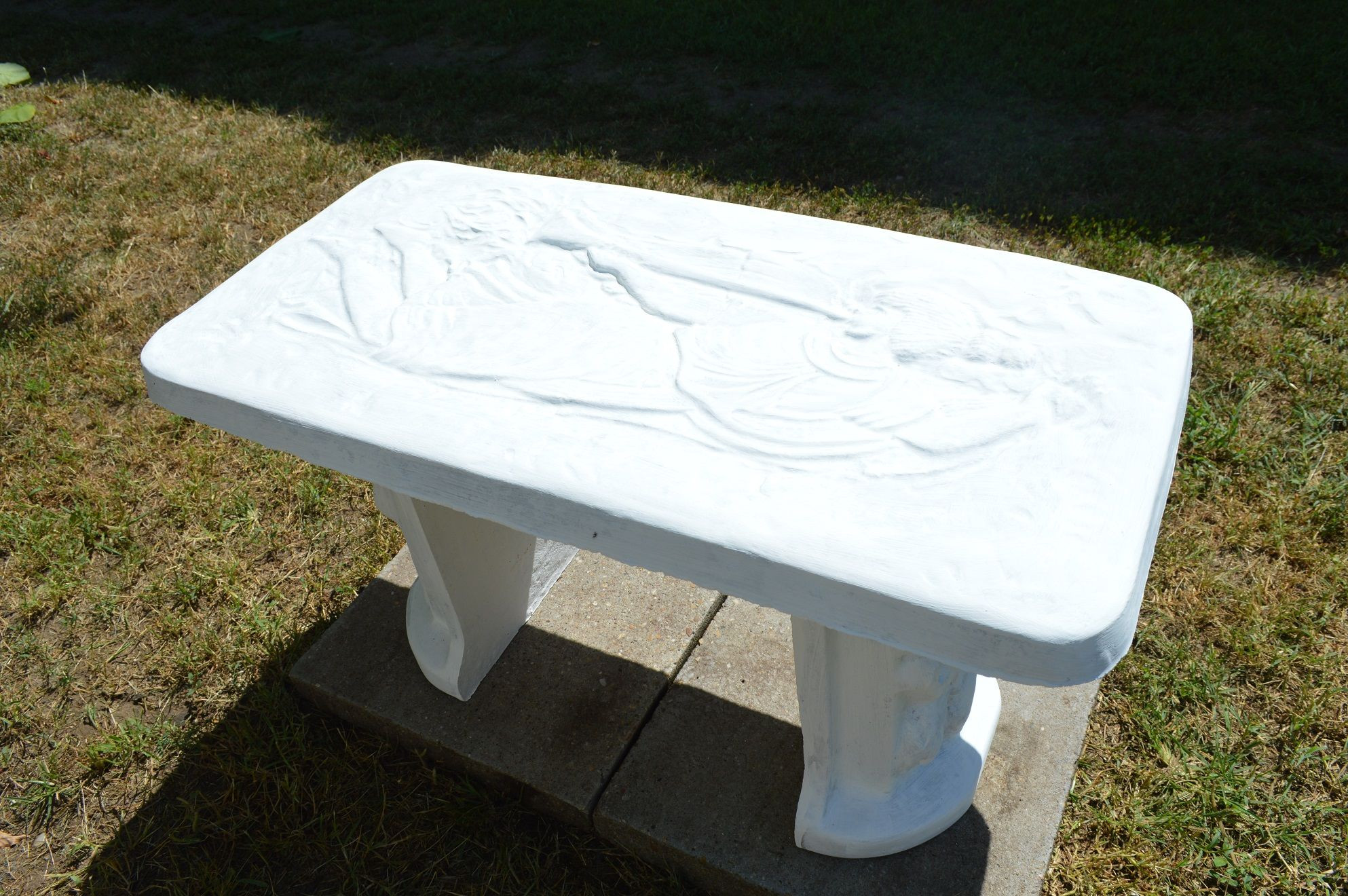 Best ideas about DIY Concrete Bench Molds
. Save or Pin Angel Garden bench top concrete mold DIY molds Now.