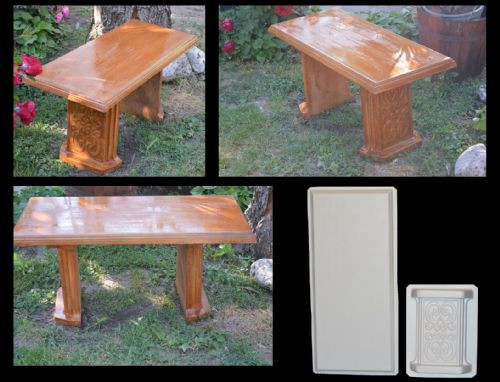 Best ideas about DIY Concrete Bench Molds
. Save or Pin Garden Benches concrete molds in set DIY molds for garden Now.