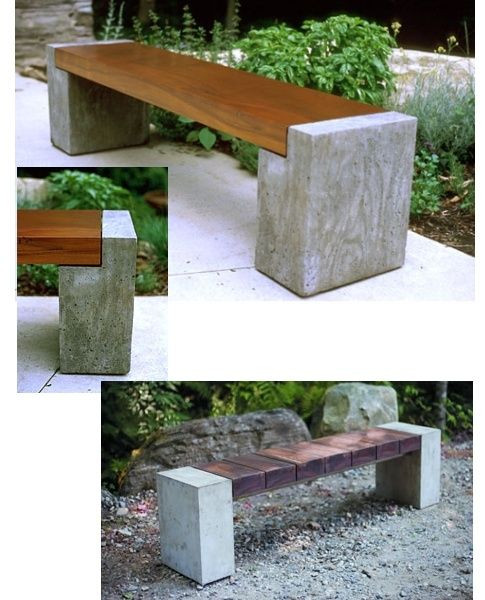 Best ideas about DIY Concrete Benches
. Save or Pin Cool concrete bench Rio Pinterest Now.