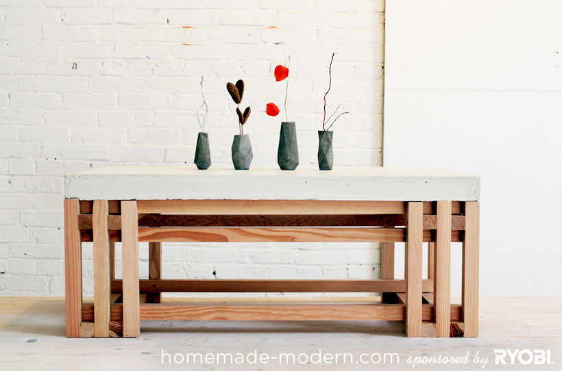 Best ideas about DIY Concrete Coffee Table
. Save or Pin HomeMade Modern EP15 Concrete Wood Coffee Table Now.