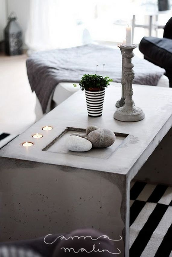 Best ideas about DIY Concrete Coffee Table
. Save or Pin Amazing DIY Concrete Coffee and Side Tables Now.