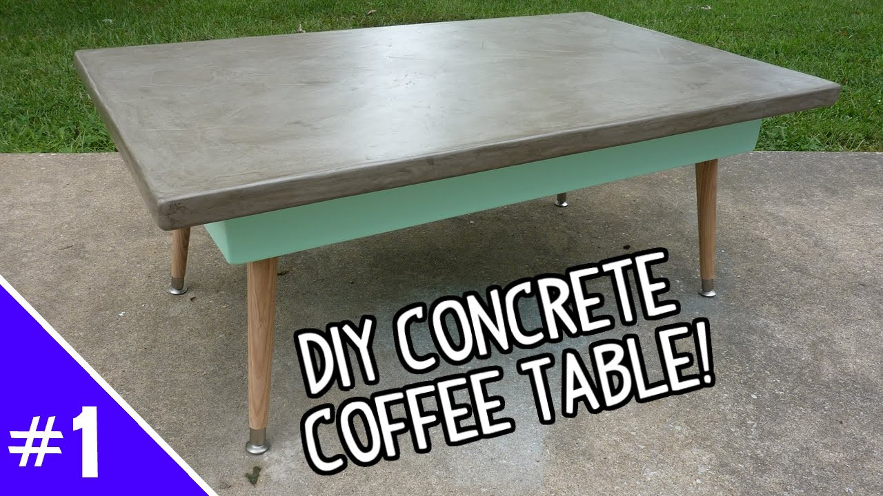 Best ideas about DIY Concrete Coffee Table
. Save or Pin DIY Ardex Concrete Coffee Table Part 1 of 2 Now.
