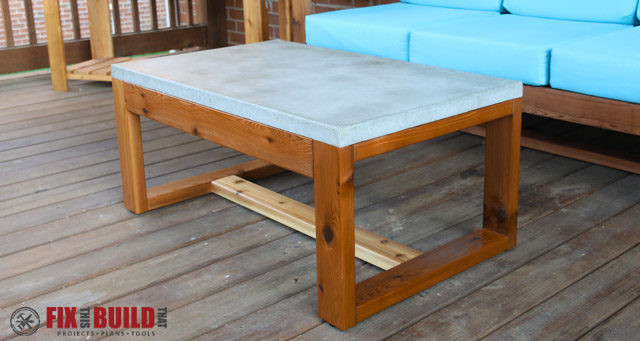 Best ideas about DIY Concrete Coffee Table
. Save or Pin DIY Concrete Top Outdoor Coffee Table Now.