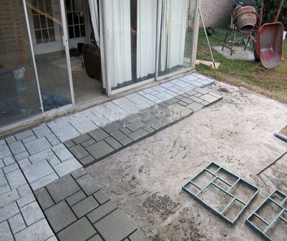 Best ideas about DIY Concrete Patio Pavers
. Save or Pin DIY Driveway Paving Pavement Mold Concrete Stepping Stone Now.