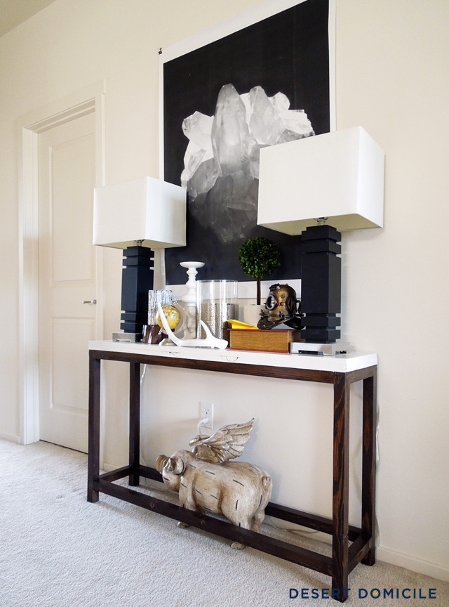 Best ideas about DIY Console Tables
. Save or Pin DIY $18 Console Table Now.