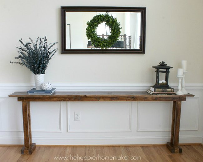 Best ideas about DIY Console Tables
. Save or Pin DIY Console Table 5 Ways Bob Vila Now.