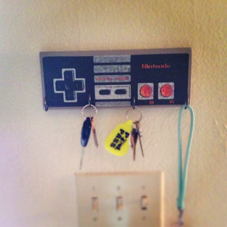 Best ideas about DIY Controller Rack
. Save or Pin DIY Nintendo controller key rack GIFTS Now.