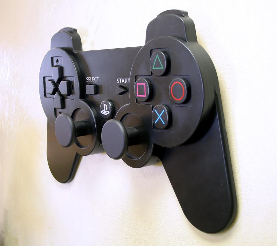 Best ideas about DIY Controller Rack
. Save or Pin PlayStation Controller Coat Rack Now.