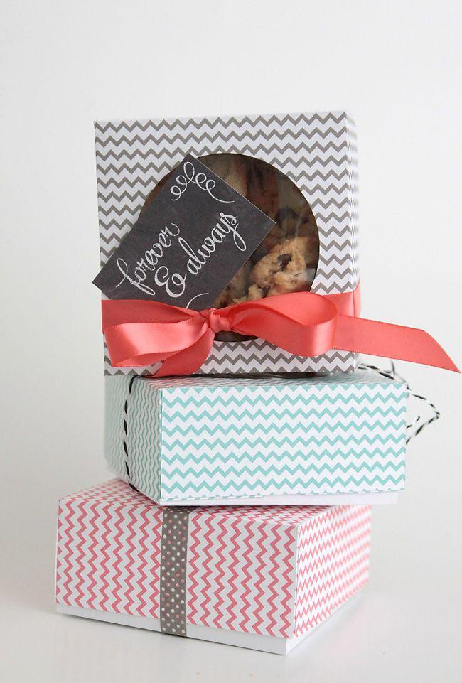 Best ideas about DIY Cookie Box
. Save or Pin Easy DIY Folded Paper Cookie & Treat Gift Box Tutorial Now.