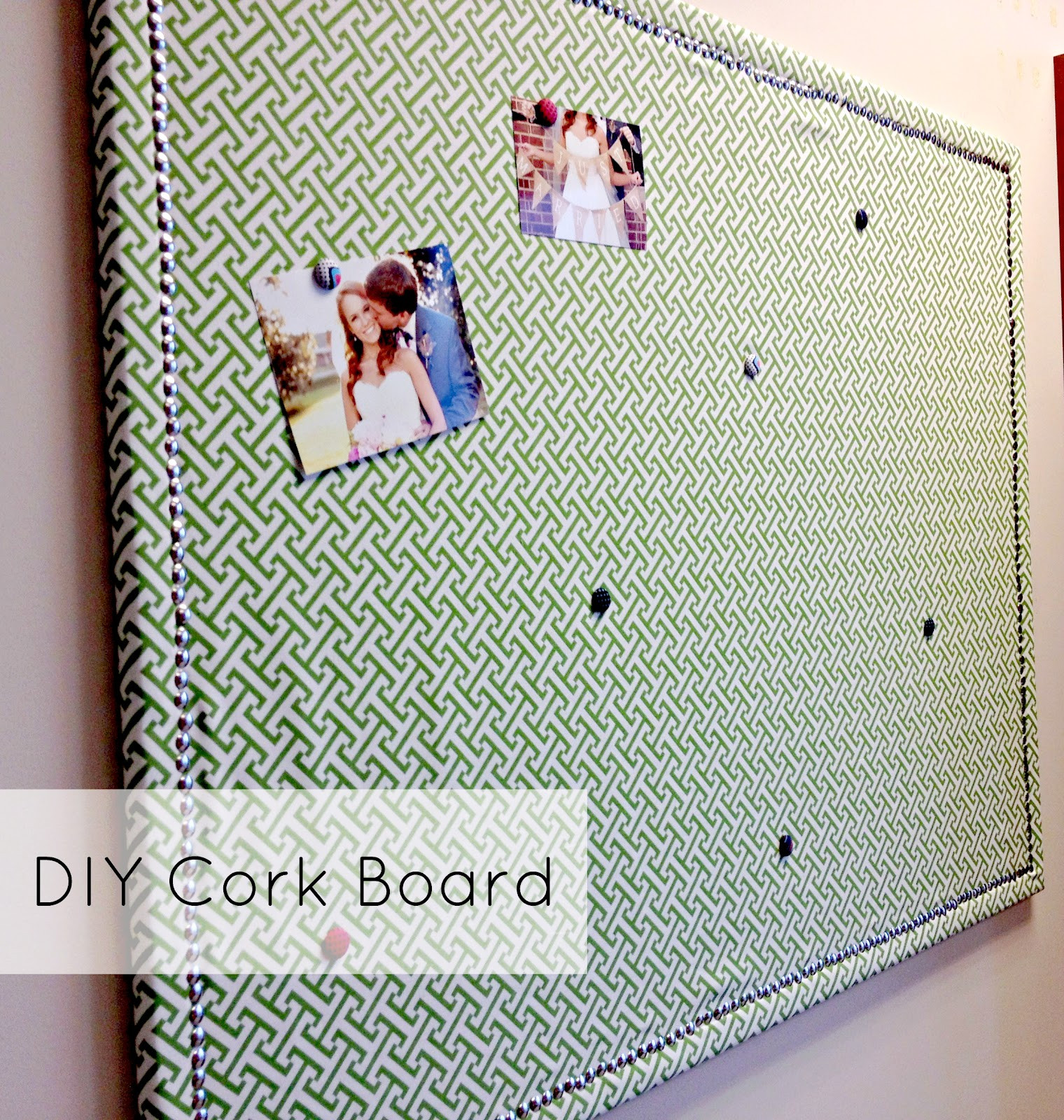 Best ideas about DIY Cork Board Wall
. Save or Pin Kansas Gal DIY Fabric covered cork board Now.