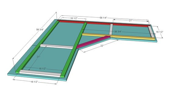 Best ideas about DIY Corner Desk Plans
. Save or Pin Ana White Build a fice Corner Desktop Plans Now.