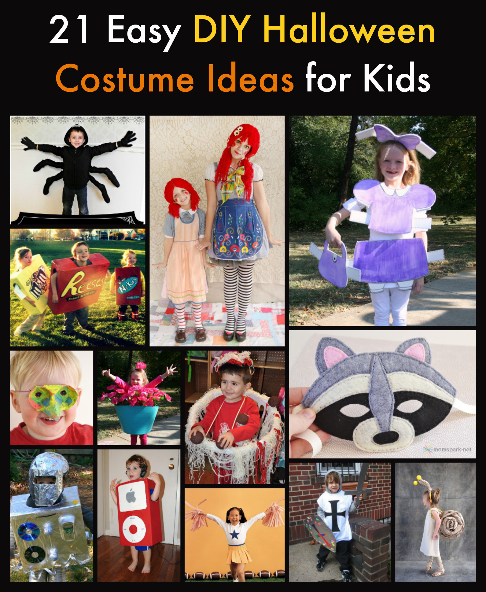 Best ideas about DIY Costume Ideas For Kids
. Save or Pin 21 Easy DIY Halloween Costume Ideas for Kids Now.