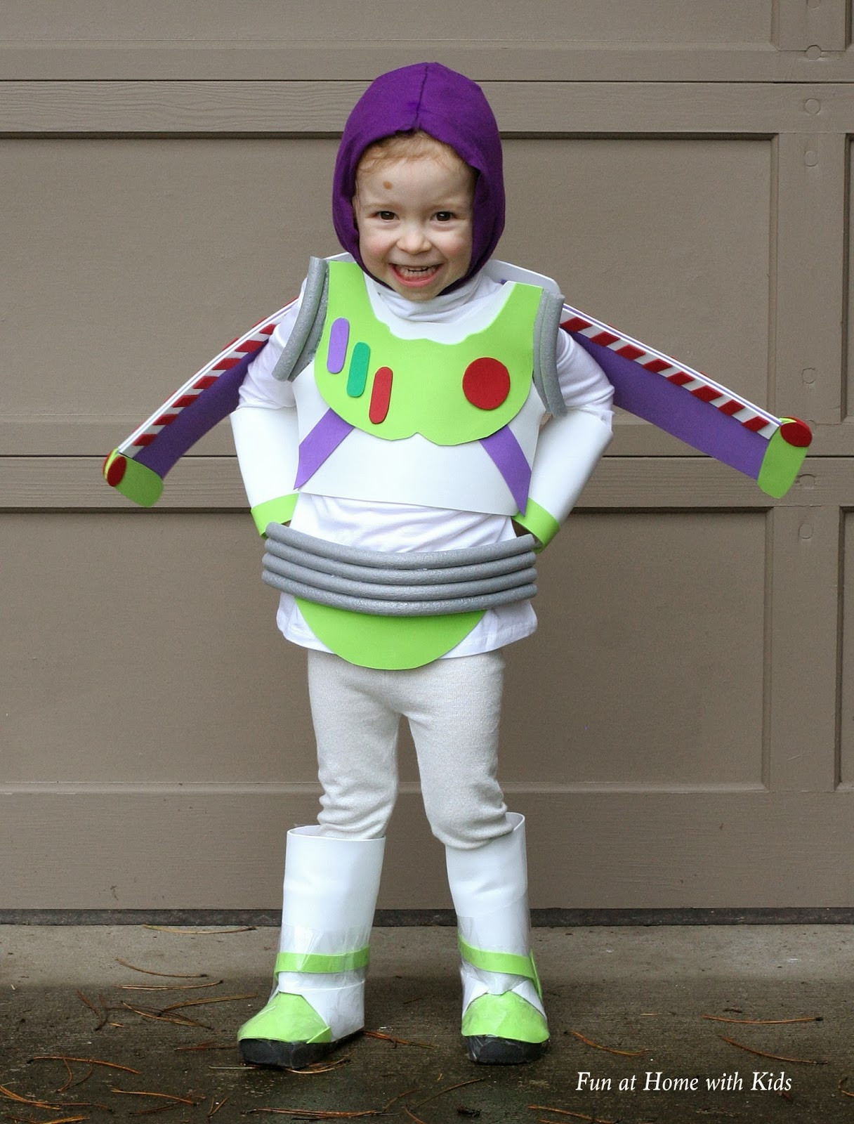 Best ideas about DIY Costume Kids
. Save or Pin DIY Kids Buzz Lightyear No Sew Halloween Costume Now.
