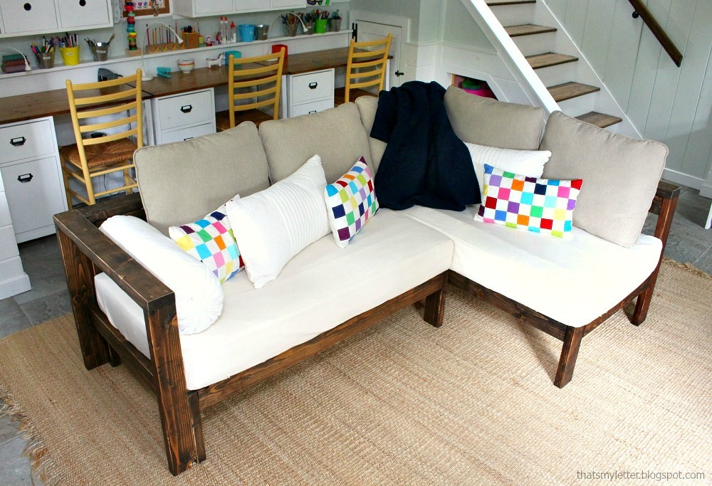 Best ideas about DIY Couch Plans
. Save or Pin Kids Couch 2x4 DIY Sectional with Crib Mattress Cushions Now.
