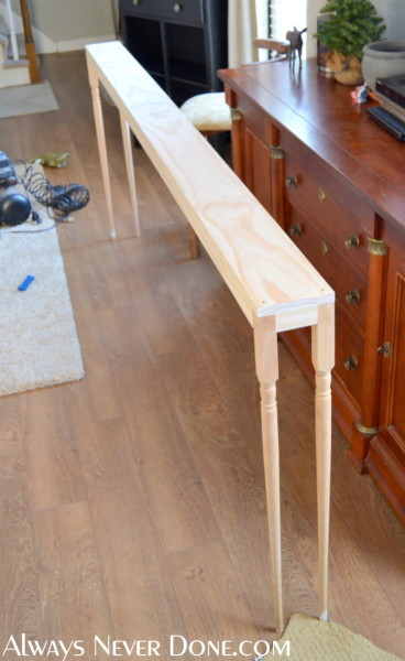 Best ideas about DIY Couch Table
. Save or Pin $25 Sofa Table Tutorial – Always Never Done Now.