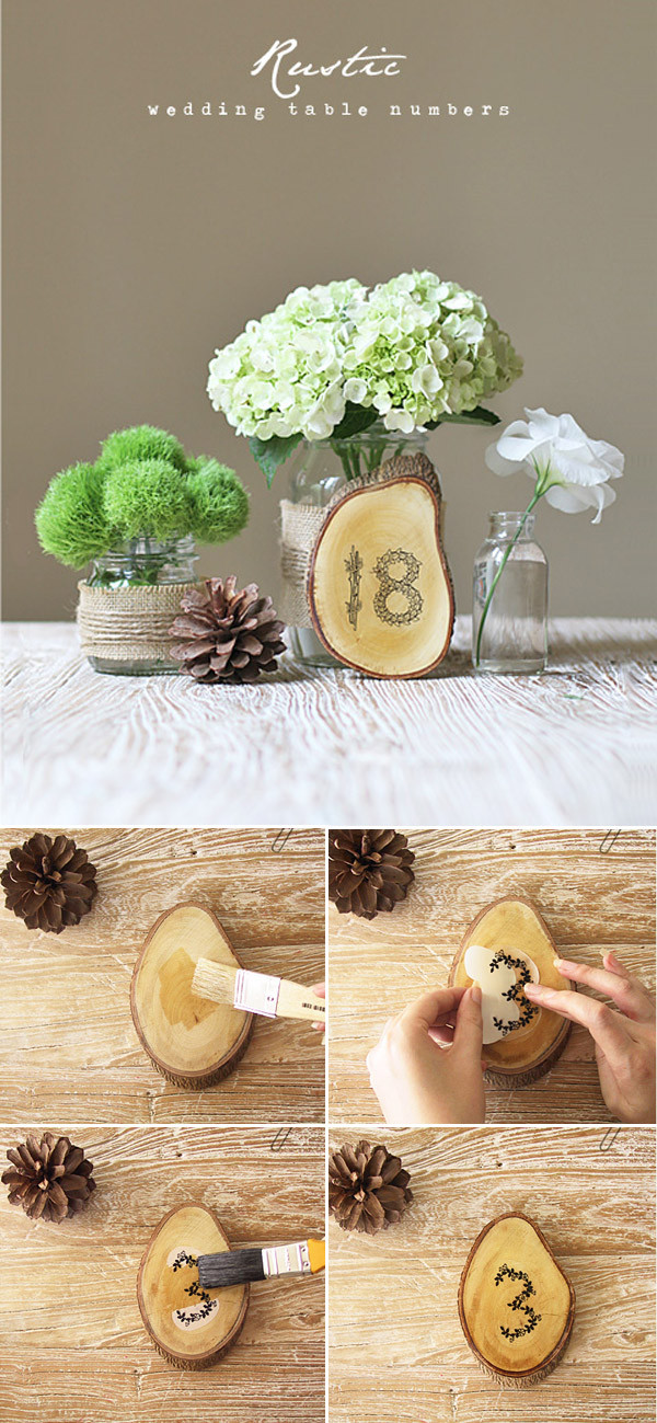 Best ideas about DIY Country Wedding
. Save or Pin Top 10 DIY Wedding Table Number Ideas With Tutorials Now.