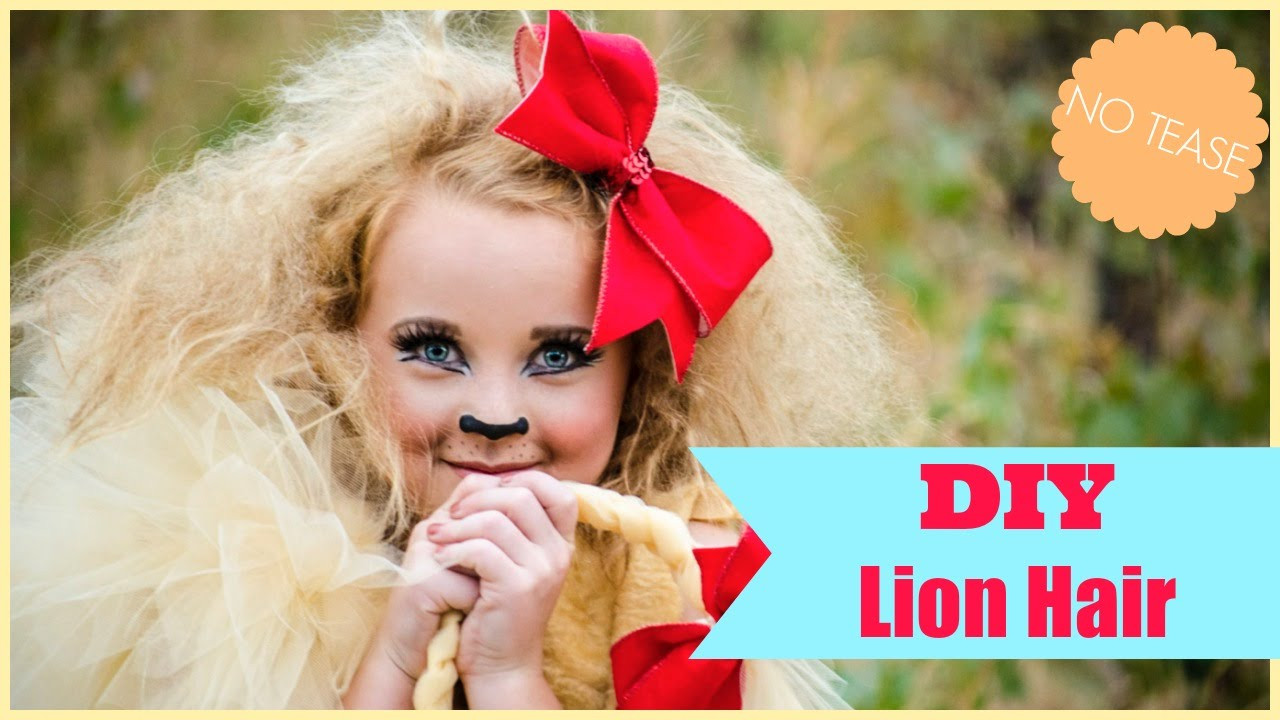 Best ideas about DIY Cowardly Lion Costume
. Save or Pin DIY Cowardly Lion Hair NO TEASING Now.