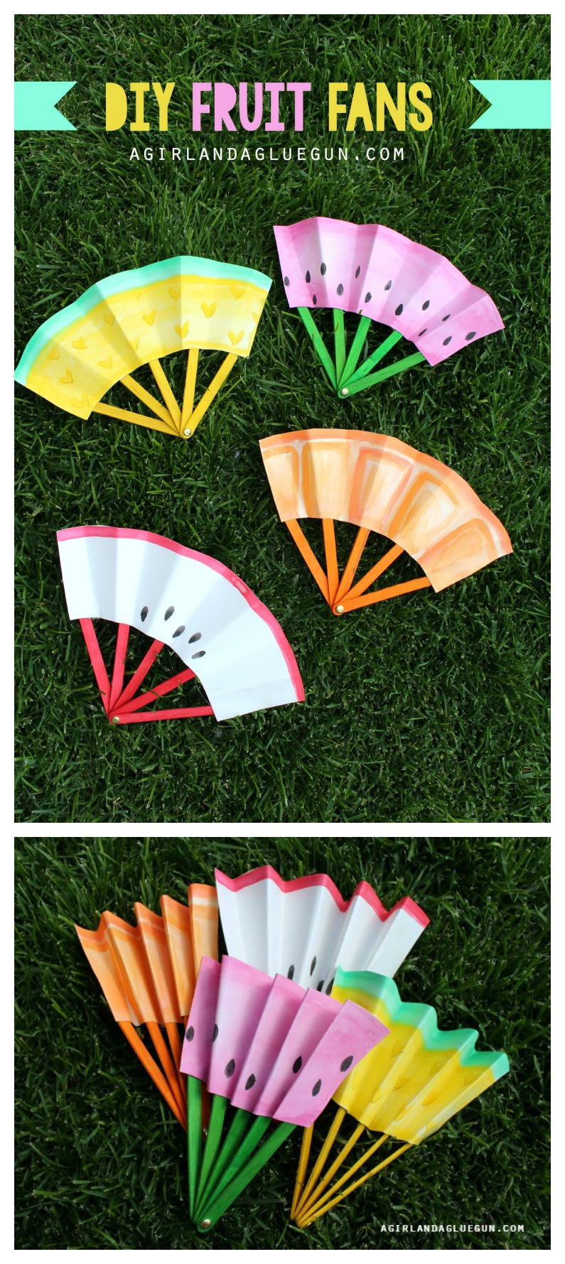Best ideas about DIY Craft Ideas For Kids
. Save or Pin DIY Fruit Fans Kids Craft The Idea Room Now.