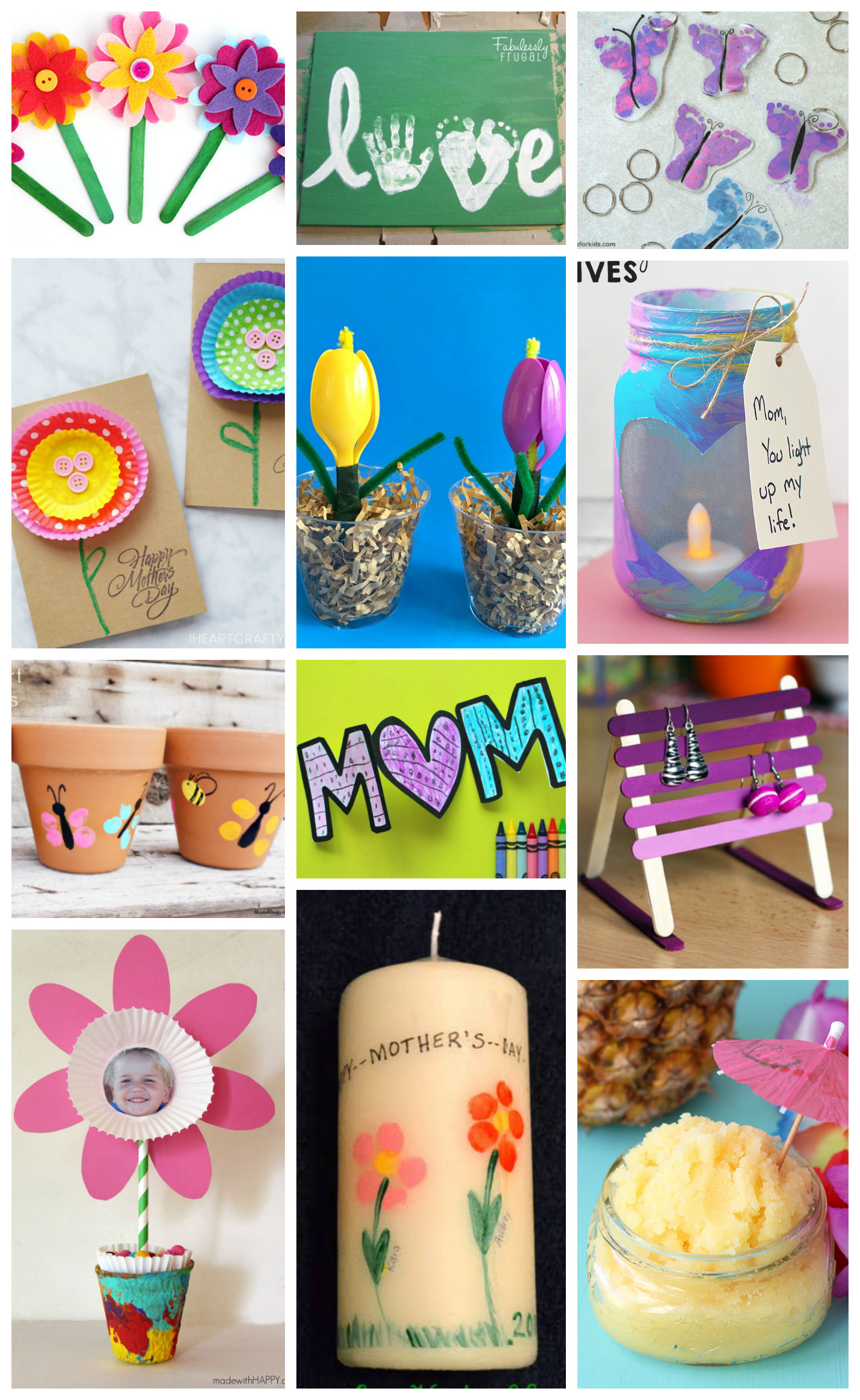 Best ideas about DIY Craft Ideas For Kids
. Save or Pin Easy Mother s Day Crafts for Kids Happiness is Homemade Now.