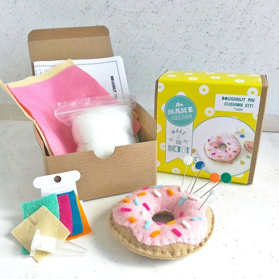 Best ideas about DIY Craft Kits
. Save or Pin sewing kit Craft DIY donut DIY Kits diy crafts by Now.