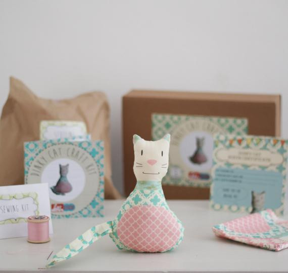 Best ideas about DIY Craft Kits For Adults
. Save or Pin Items similar to Dinky Cat A Simple DIY Sewing Craft Kit Now.