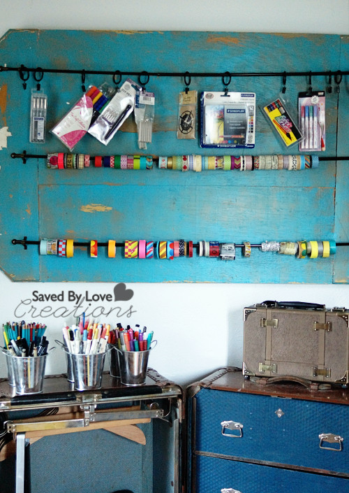 Best ideas about DIY Craft Organizer
. Save or Pin DIY Washi Tape Storage and Vintage Trunk to Craft Organizer Now.