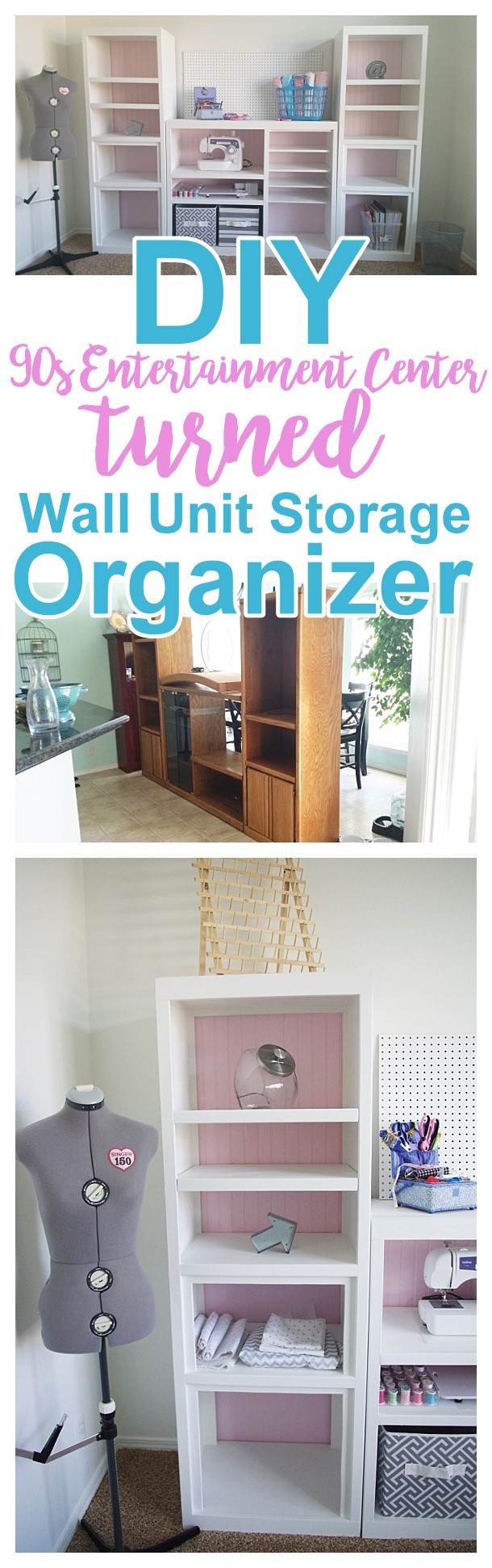 Best ideas about DIY Craft Organizer
. Save or Pin DIY Craft Room Wall Storage Organizer Unit Furniture Now.