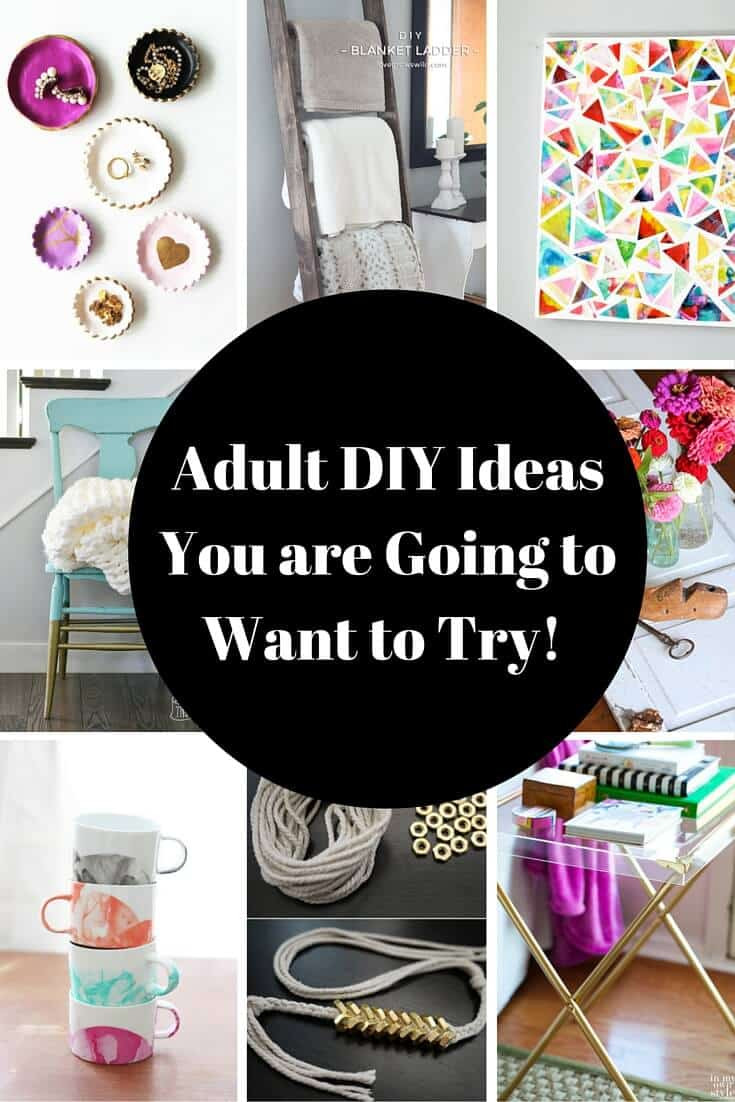 Best ideas about DIY Crafts For Adults
. Save or Pin Adult DIY Projects I Want to Try Princess Pinky Girl Now.