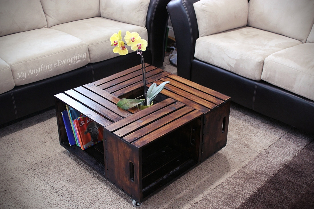 Best ideas about DIY Crate Coffee Table
. Save or Pin 20 DIY Wooden Crate Coffee Tables Now.