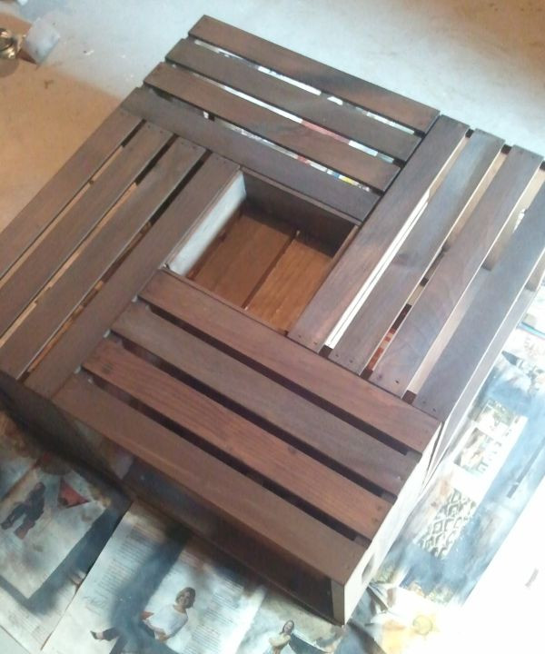 Best ideas about DIY Crate Coffee Table
. Save or Pin 13 Creative DIY table designs for all styles and tastes Now.