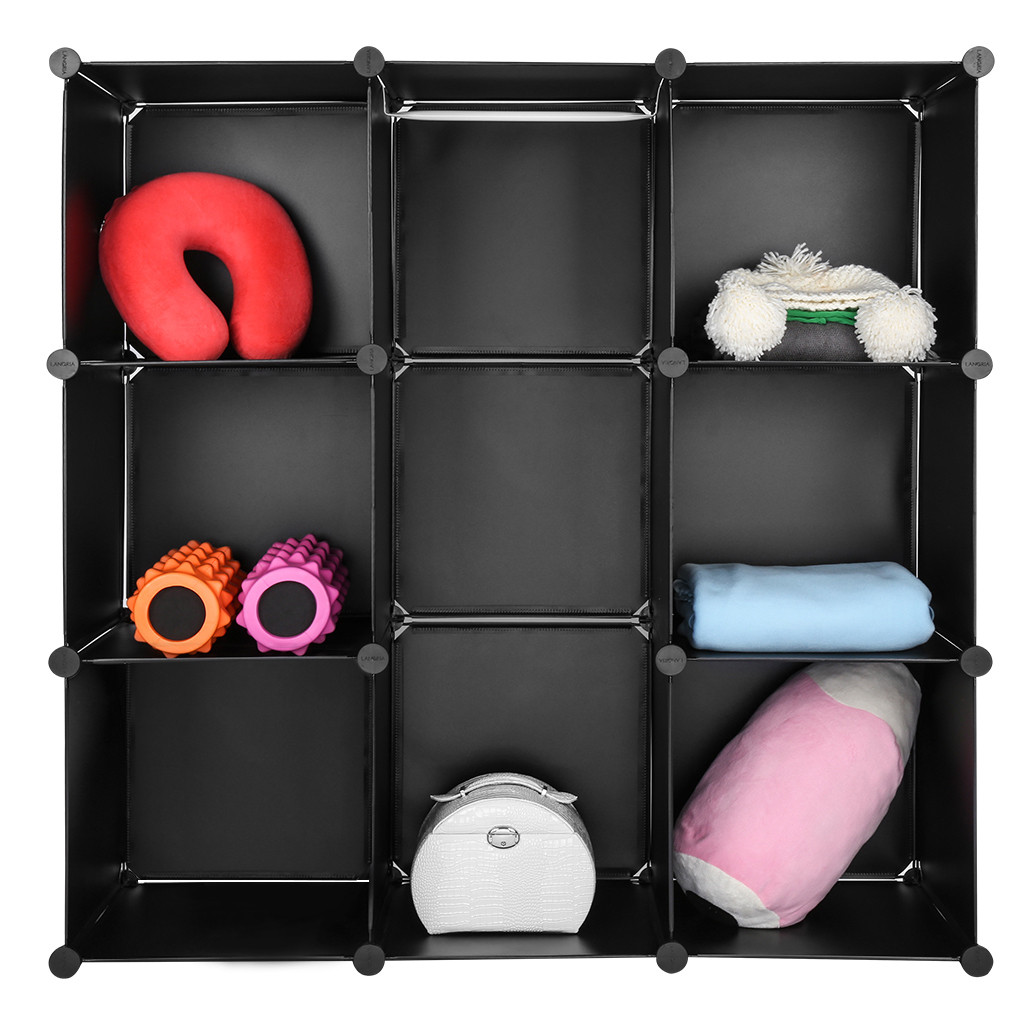 Best ideas about DIY Cube Organizer
. Save or Pin 9 Cube Black Modular Storage Organizer Shelving System Now.