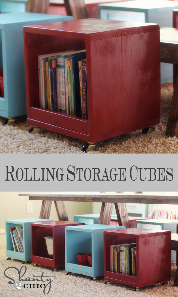 Best ideas about DIY Cube Storage
. Save or Pin Playroom Kids Table DIY Shanty 2 Chic Now.