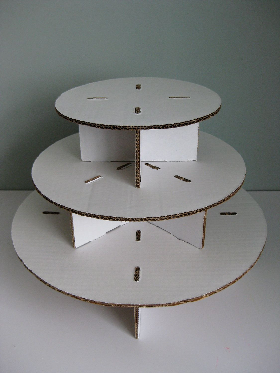 Best ideas about DIY Cupcake Stand Cardboard
. Save or Pin Unfinished Three Tiered Cardboard Cupcake Stand Do It Now.