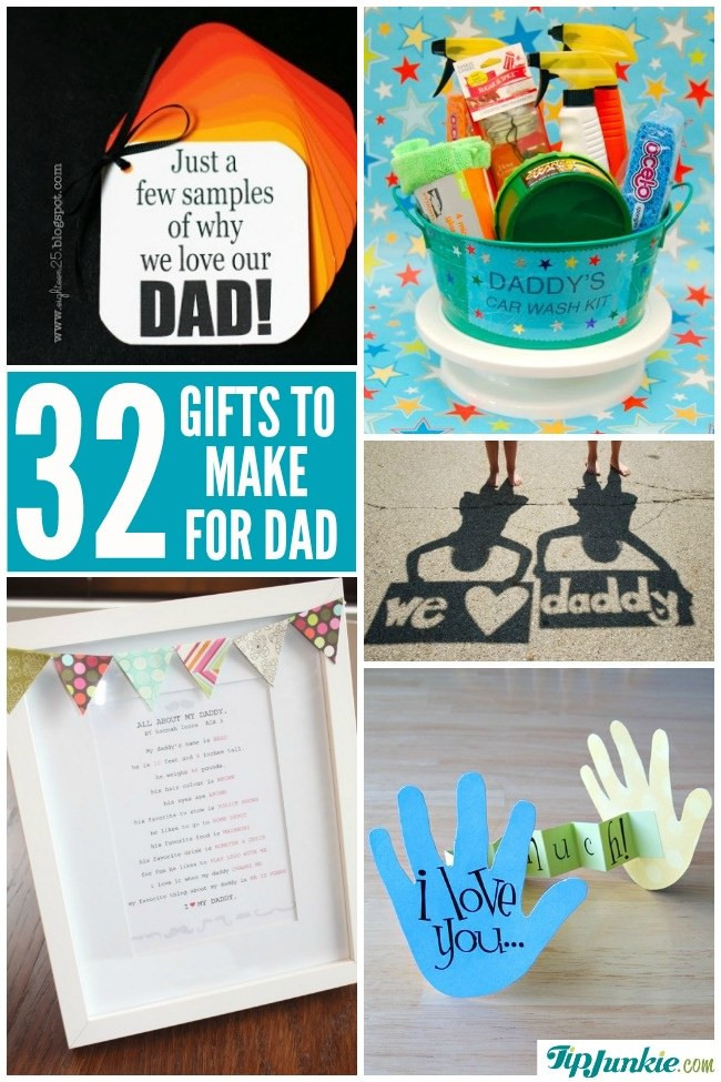 Best ideas about DIY Dads Birthday Gift
. Save or Pin 32 Best Homemade Fathers Day Gifts – Tip Junkie Now.