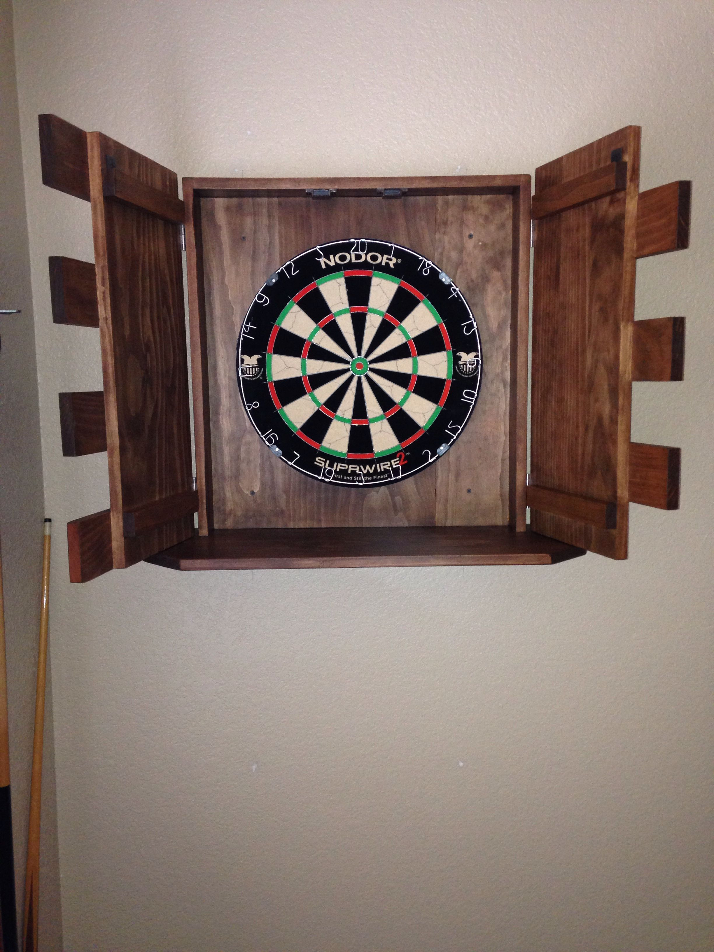 Best ideas about DIY Dartboard Cabinet
. Save or Pin Finished dart board cabinet Lee s Stuff Now.