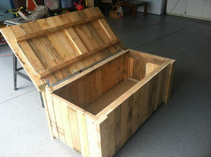 Best ideas about DIY Deck Boxes
. Save or Pin Storage Deck Box From pallet wood Now.