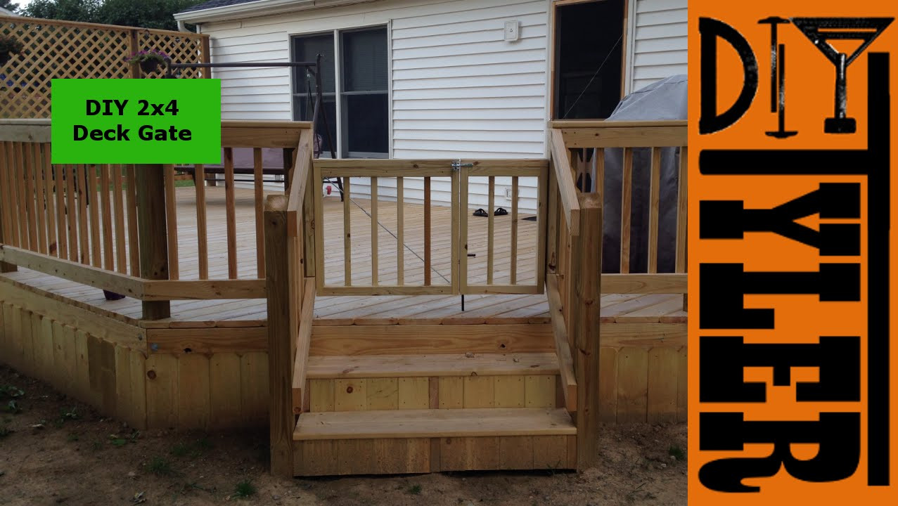 Best ideas about DIY Deck Build
. Save or Pin DIY 2x4 Deck Gate 003 Now.