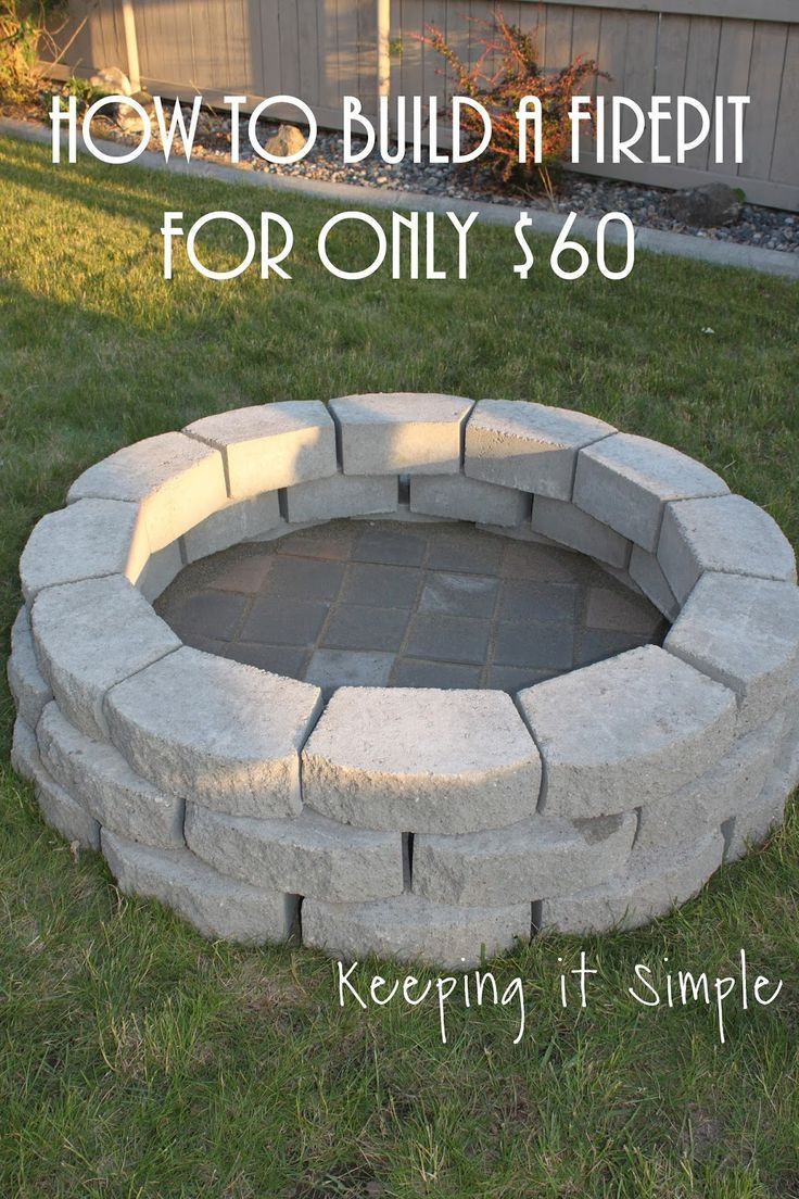 Best ideas about DIY Deck Fire Pit
. Save or Pin How to Build a DIY Fire Pit for ly $60 Now.