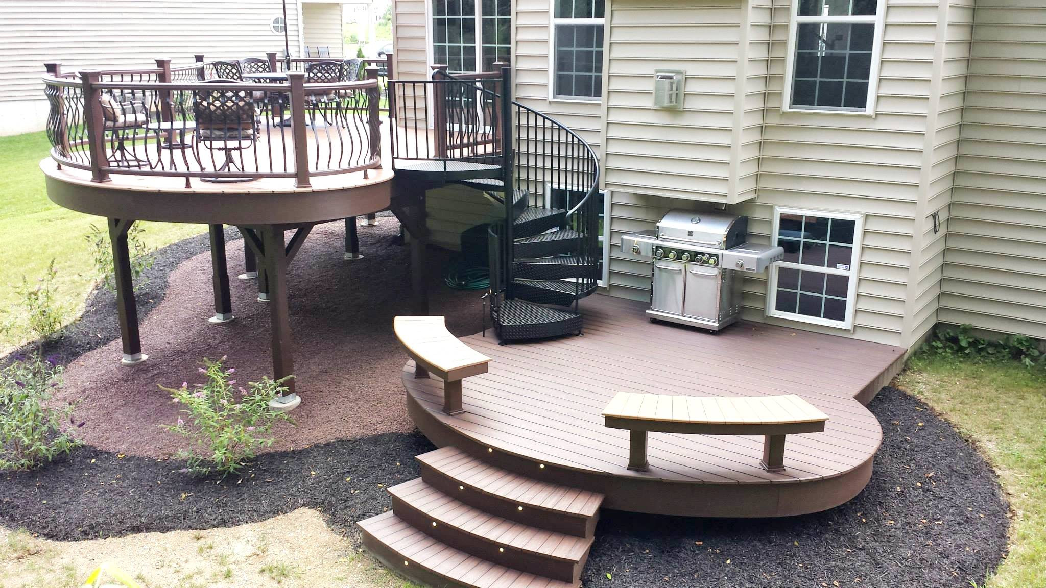 Best ideas about DIY Decking Design
. Save or Pin Five Weekend DIY Deck Projects Salter Spiral Stair Now.