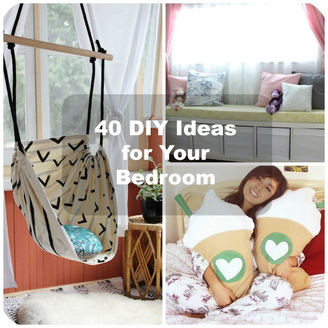 Best ideas about DIY Decoration For Your Room
. Save or Pin 40 DIY Bedroom Decorating Ideas Now.